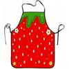 1pc Strawberry Pattern Print Apron, Durable and Easy To Clean, Adjustable Waistband, Polyester Material, for Kitchen Cooking, Gardening, Orchard Picki