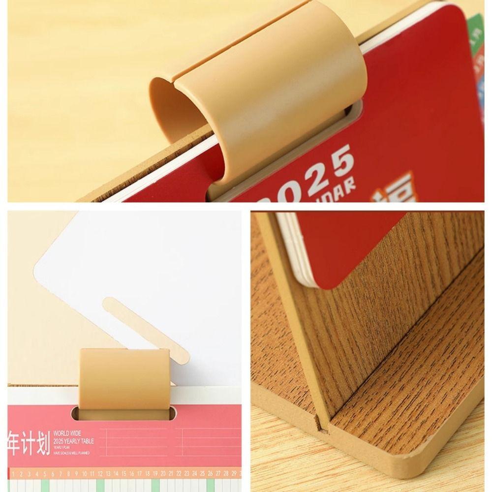 DIY Calendar Loose-leaf Buckle Desk Calendar High Value Desktop Calendar Ornament  Office
