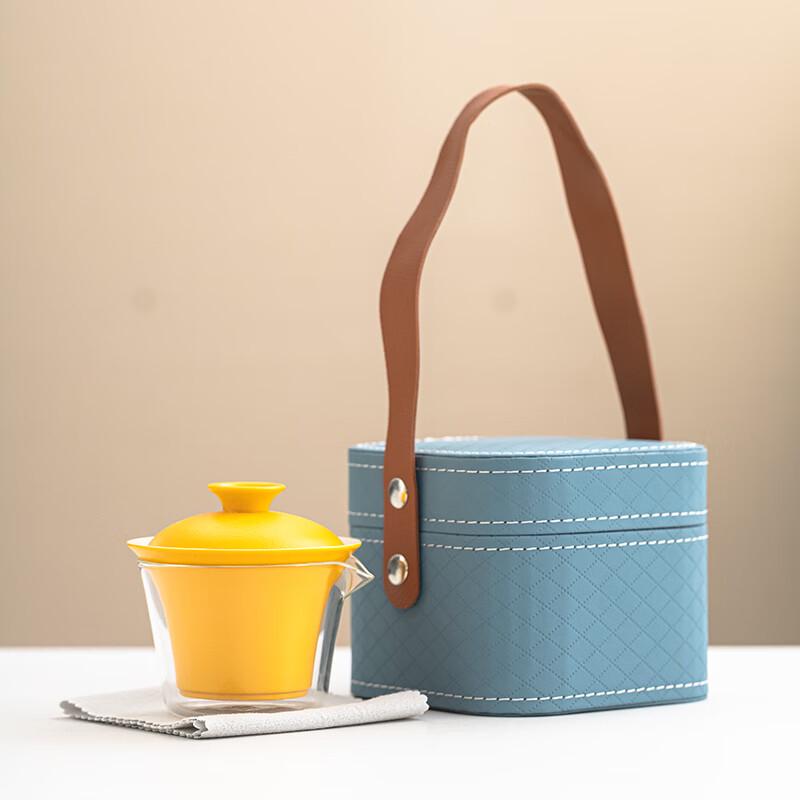 

Muyi Coarse Pottery Portable Travel Tea Set