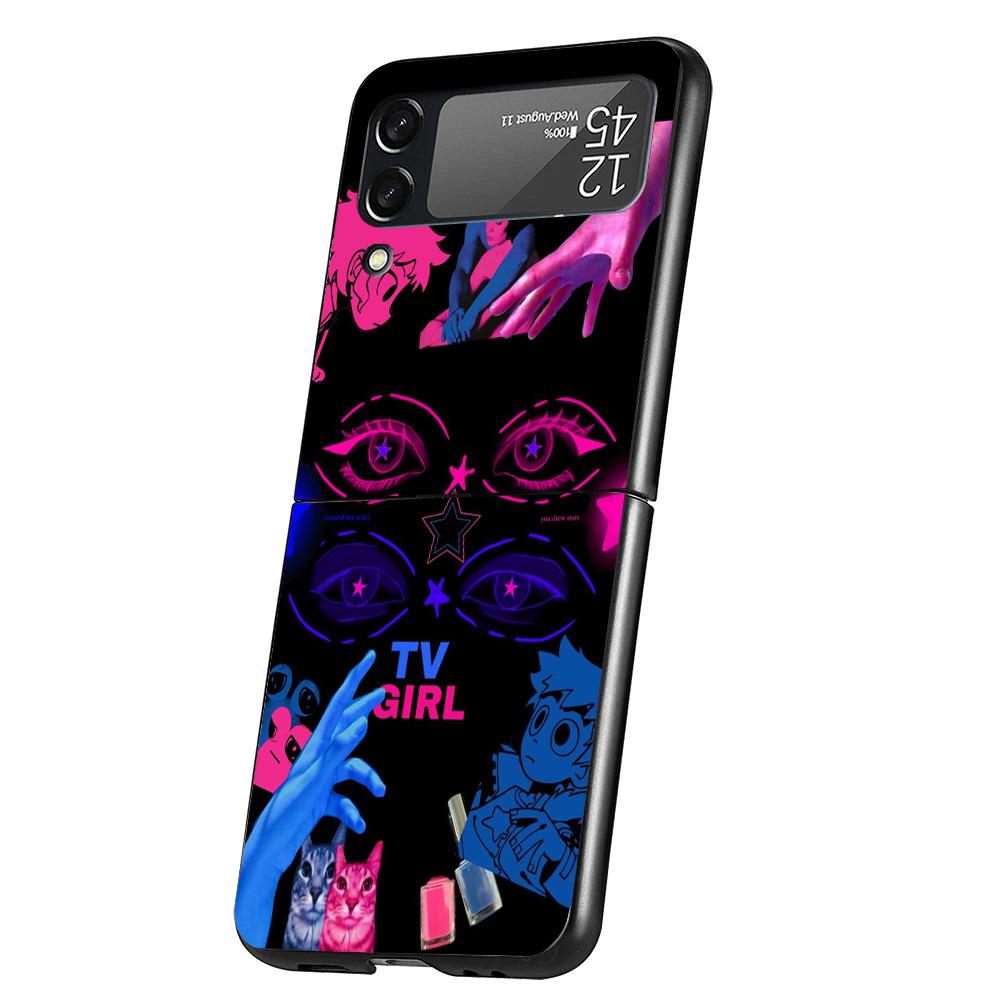 

TV Girl Album Cover Phone Case For Samsung Galaxy Z Flip 7 6 5 4 3 5G Flip7 Flip6 Flip5 Flip4 Flip3 Black Fundas Shell Samsung Z Flip 6
