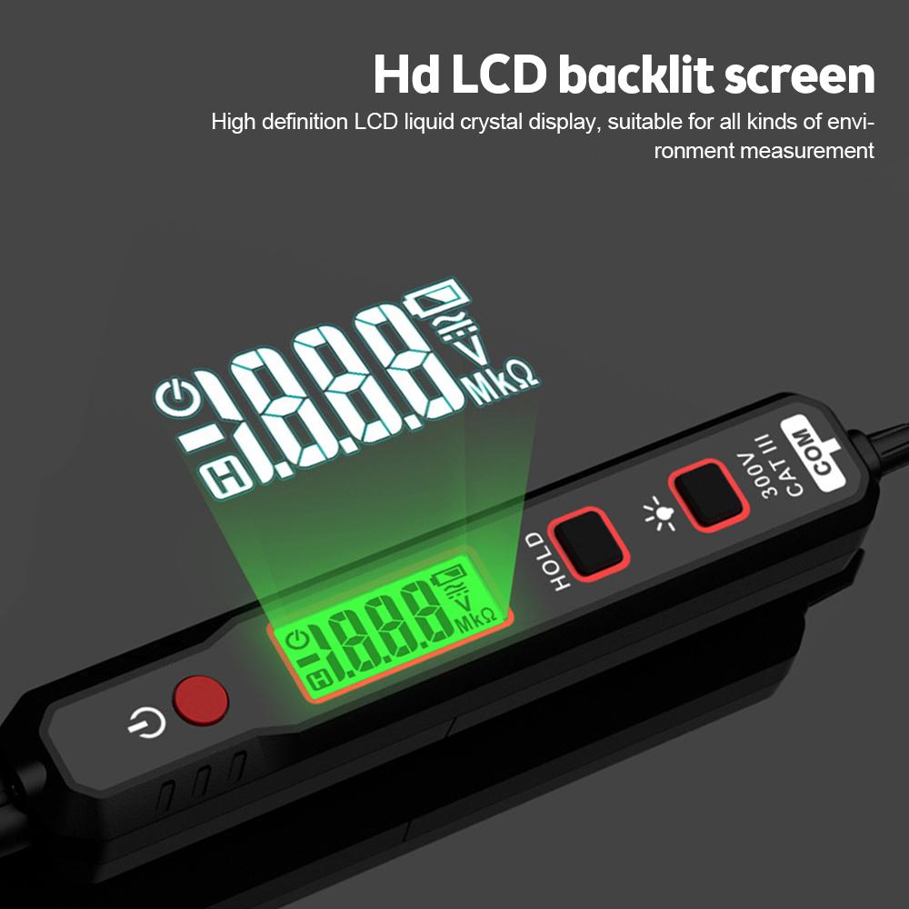 12V Car Voltage Detector Pen Electrical Circuit Test Pen Automobile Fault Maintenance Circuit Tester Digital Backlight Display