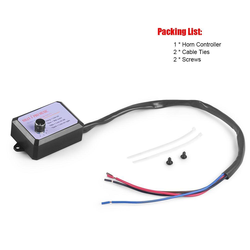 

Реле звукового сигнала Nhay 3+ Pro Music Rapid 12–24 В (8 тонов/12 тонов) Для мотоцикла, автомобиля, джипа, морской лодки, грузовика, все транспортные средства совместимы 12-tone