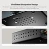 AIYIMA A07 MAX HIFI Power Amplifier, 2-Channel Home Audio, TPA3255 Class D 300W X2 Bridged Mono Amplifier, 600W, 3.5mm Line Output, Integrated Desktop