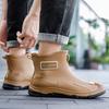 Winter Outdoor Short Tube Waterproof And Anti Slip Rain Shoes Rubber Shoes