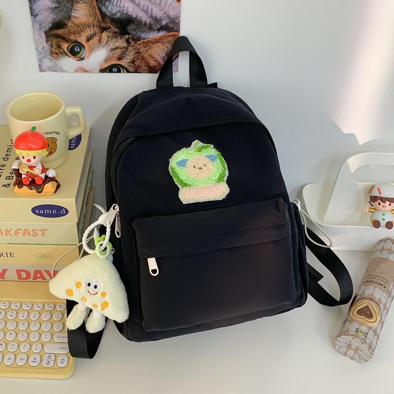 The new schoolbag is high-value, fresh and sweet, candy-colored backpack, lightweight and large-capacity backpack for junior high school students.