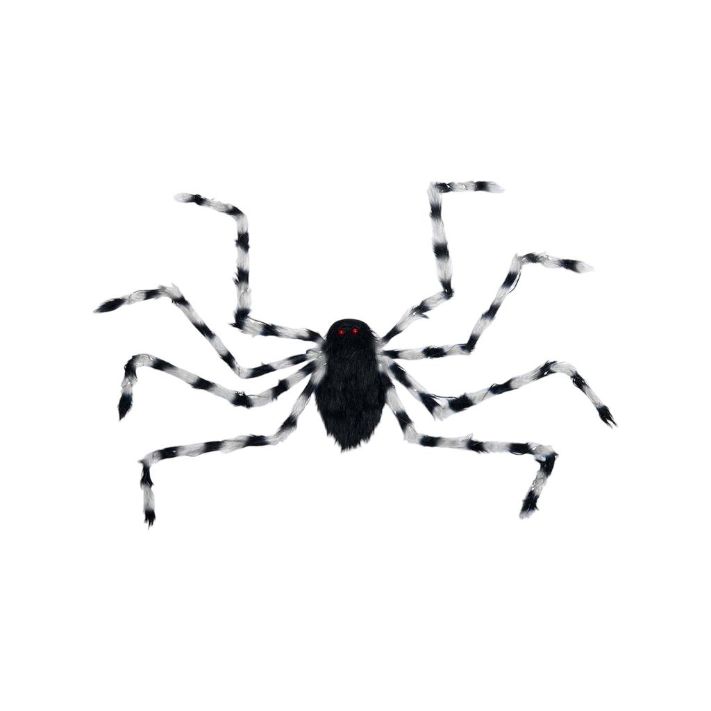 Halloween Giant Spider Decoration Funny Atmosphere Props Children Adult Plush Spider Candy Backpack Props