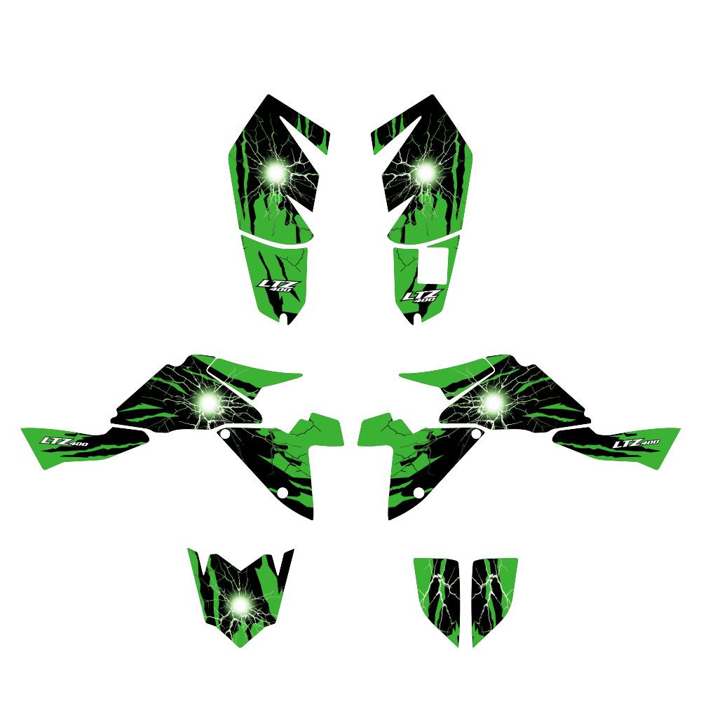 

Custom Off-road Stickers for Suzuki LTZ400 (2009-2012) Thick -29mil