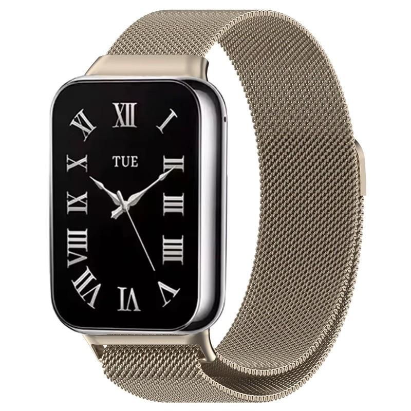 Metal Milanese Watchband for Xiaomi Mi Band 9 Pro/Mi Band 8 Pro Bracelet Loop Band Belt Correa for Redmi Watch 5 4 Strap