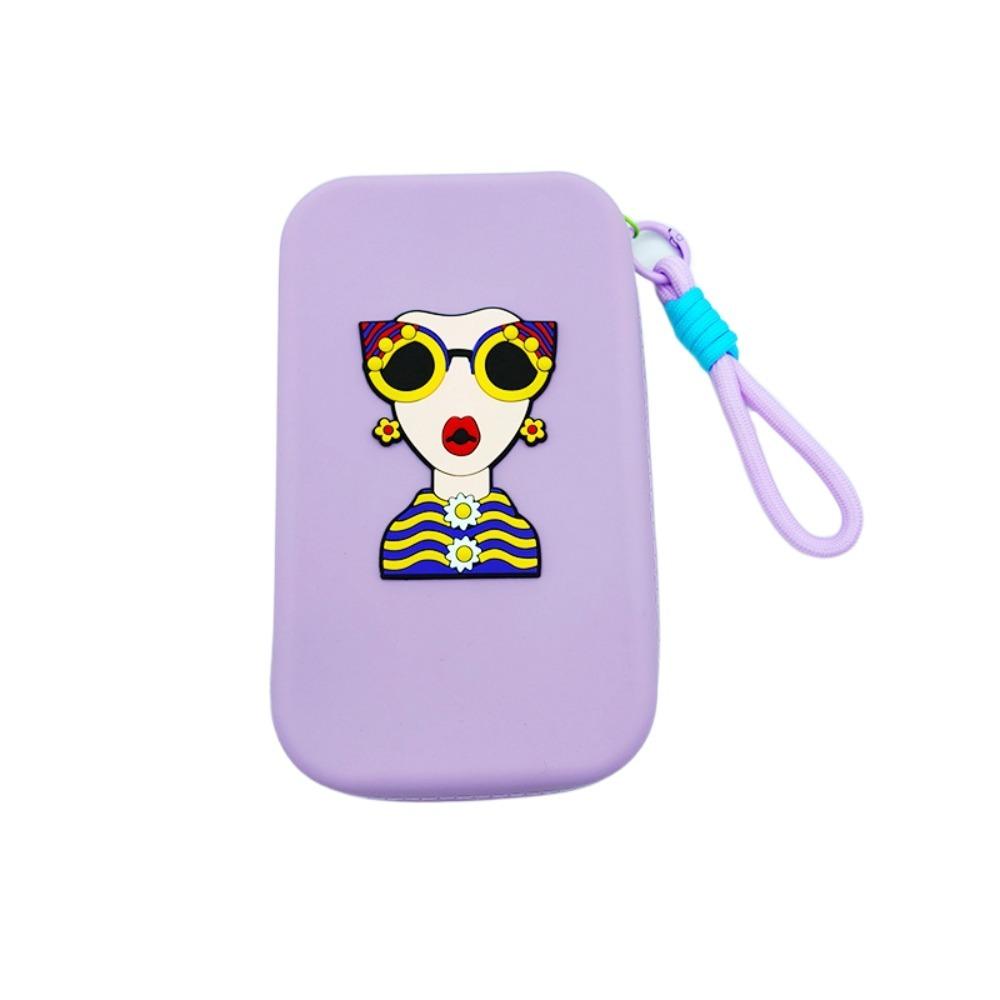 Anti-lost Modern Lady Storage Bag Lightweight Cartoon Phone Bag Waterproof Makeup Pouch  School