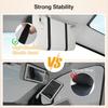 Car Sun Visor Vanity Mirror With Protective Cover, Rechargeable LED Visor Mirror With 3 Light Modes Touch Control, Universal Sun Visor Makeup Mirrors