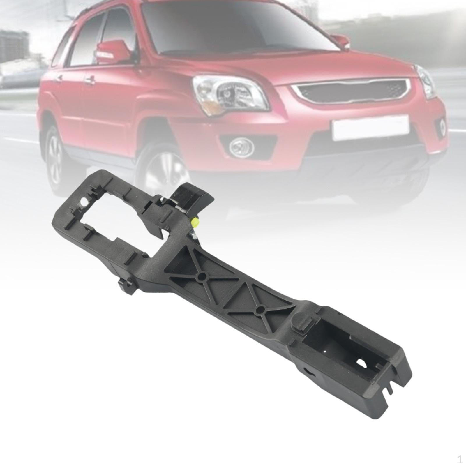 

Exterior Door Handle Base Bracket Easy Installation Black Outside Component Reinforcement Front Right