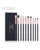 Docolor 10pcs Eyeshaow Make Up Brushes Set Rose Gold Eye Shadow Blending Make Up Brushes Soft Synthetic Hair For Women Beauty