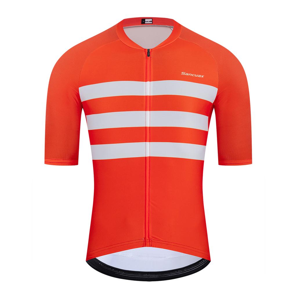 Fahrradtrikot Set Fahrrad Kurzarm Shorts Anzüge für Herren Atmungsaktiv Rennrad MTB Radsportbekleidung mit Taschen