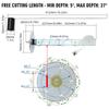 12V Automotive Gauges Universal 2" 52mm Fuel Level Gauge 240-33ohm Fuel Float Sensor Fit 5in-27in Tank Height Auto Car Meter