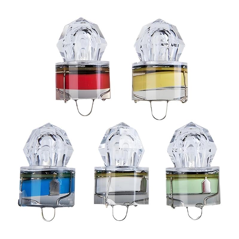 Angelköder LED Nachtlicht Leuchtende Lampe Fischköder Anziehendes Licht Lampe Köder Unterwasserköder Blinker