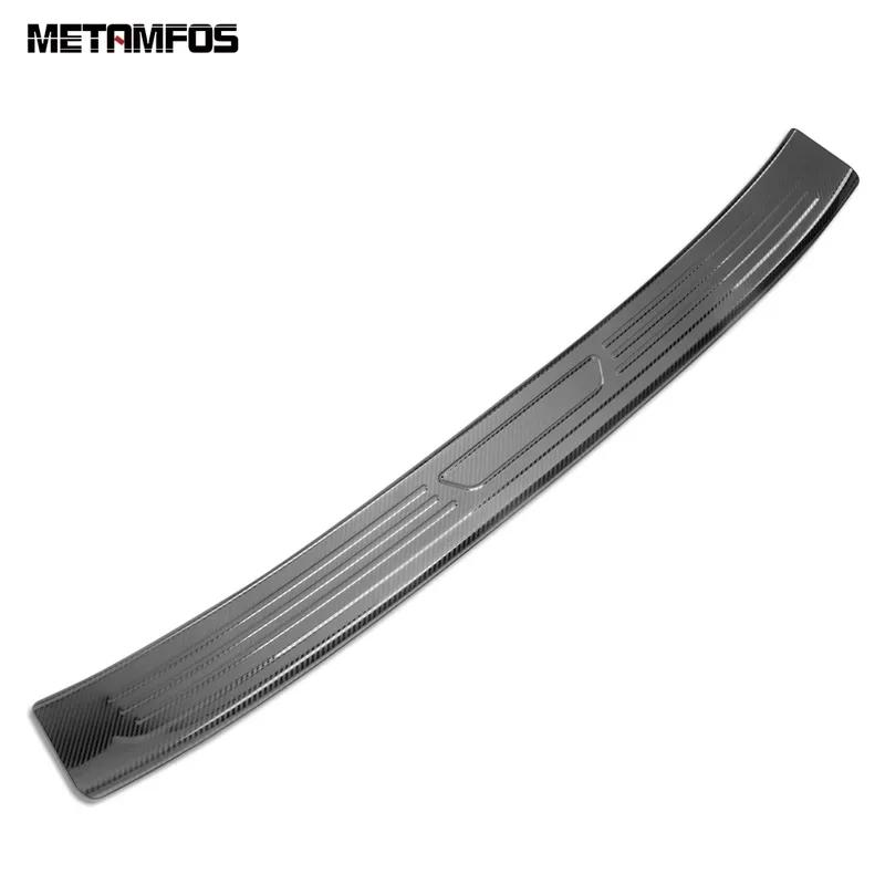 Für Volkswagen VW T-ROC TROC 2018-2025 Äußere hintere Kofferraumstoßstange Trittplatte Heckklappe Einstiegsleiste Schrammschutzplatte Zubehör