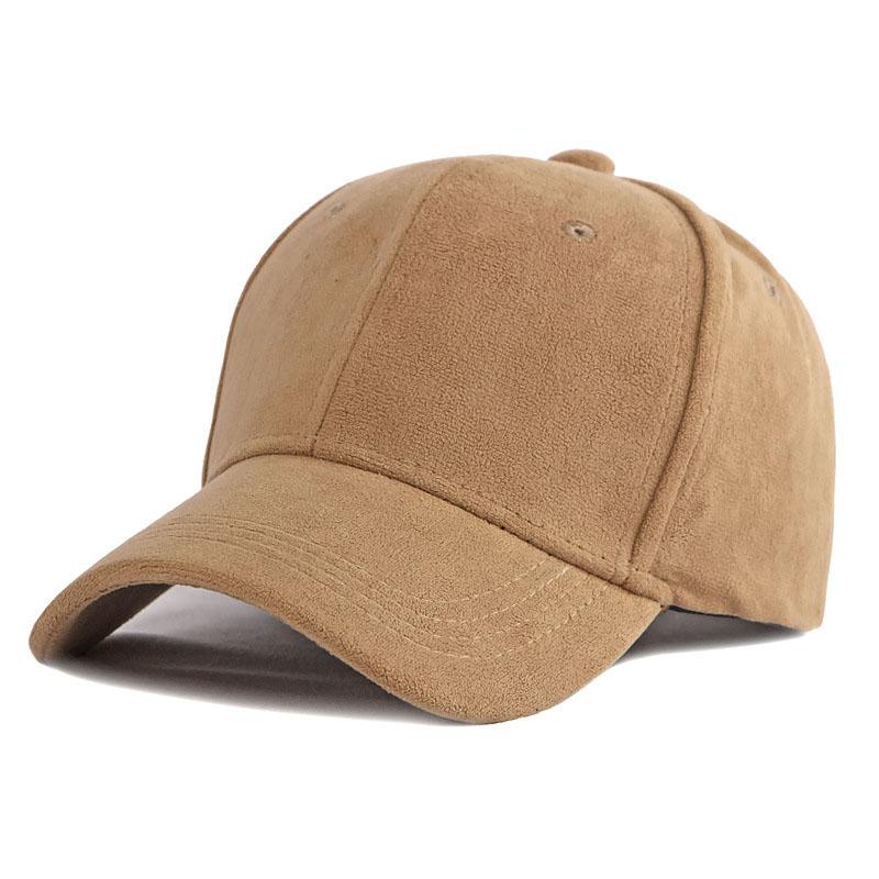 Suede Baseball Cap Snapback Adjustable Breathable Dad Hats For Women and Men Unisex Soft Faux Suede Casual Solid Color Sport Hat