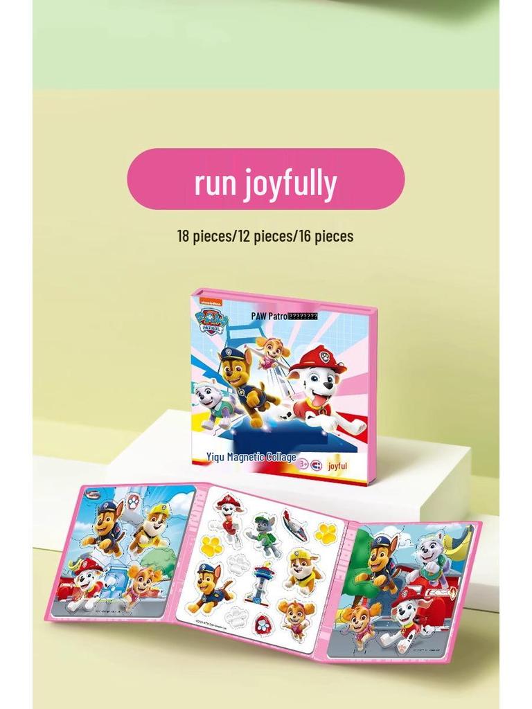 PAW Patrol Magnetic Tile Stickers - Educational Toys for Kids Ages 3-6
