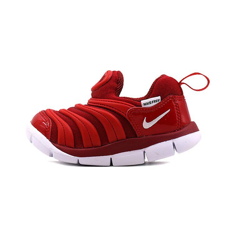 Nike Dynamo Free Abrasion Resistant Low Top Toddler Shoes White Red Infant And Toddler 343938-621