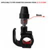 2-in-1 Universal Helmet Hook Motorcycle Bike Mirror Base Mount Anti-lost Helmet Lock Holder Saving Hook for Electric Scooter