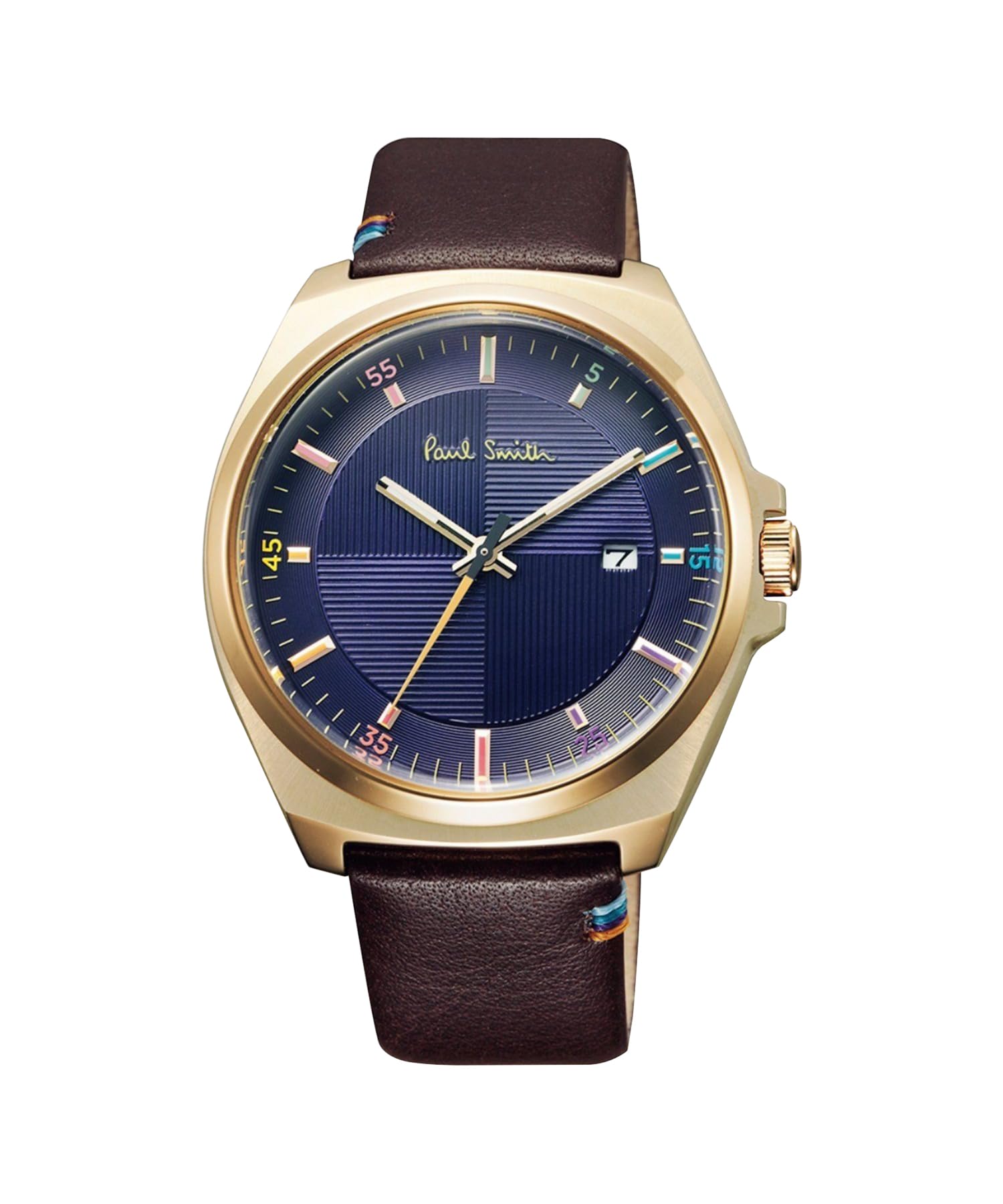 

Watch 863337BELT190F Brown [Paul Smith] Men s Темно-синій