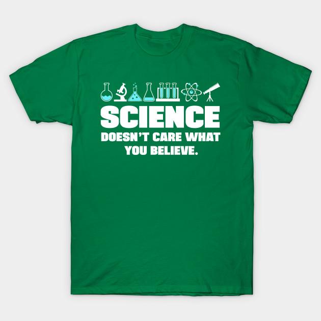 

Unisex Fashion TShirt Science Doesnt Care What You Believe Print TShirt Plus Size S-5XL T-Shirt 100%Cotton Tops O Neck Short Sleeve Tees XXL зелений