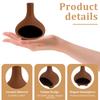 Incense Holder Ceramic Incense Burner Chimney Incense Cone Burner with Small Cleaning Brush Multifunctional Incense Burner