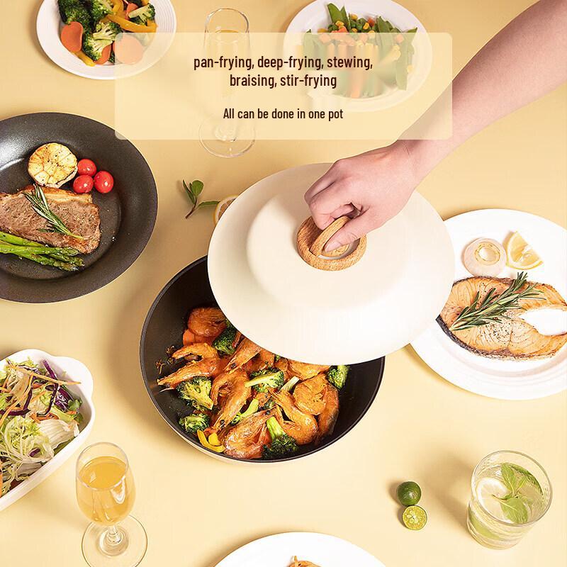 Sanhe 24cm Non-Stick Frying Pan with Detachable Handle