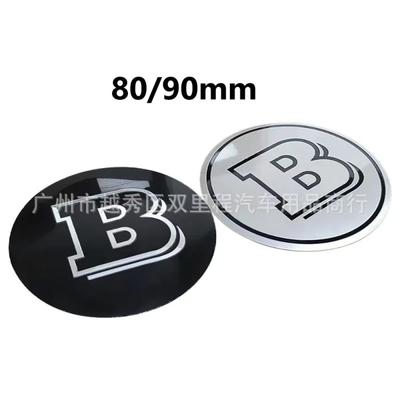 80/90mm Modified B Logo Emblem Badge Sticker for BRABUS W464 G63 G65 W463 G500 G350 W213 W204 W205 W253 W210 W211 W220 X254 W207