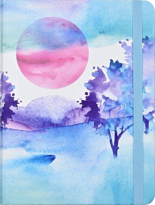 Chromatic Reflections A5-Tagebuch mit 200 mehrfarbigen Seiten