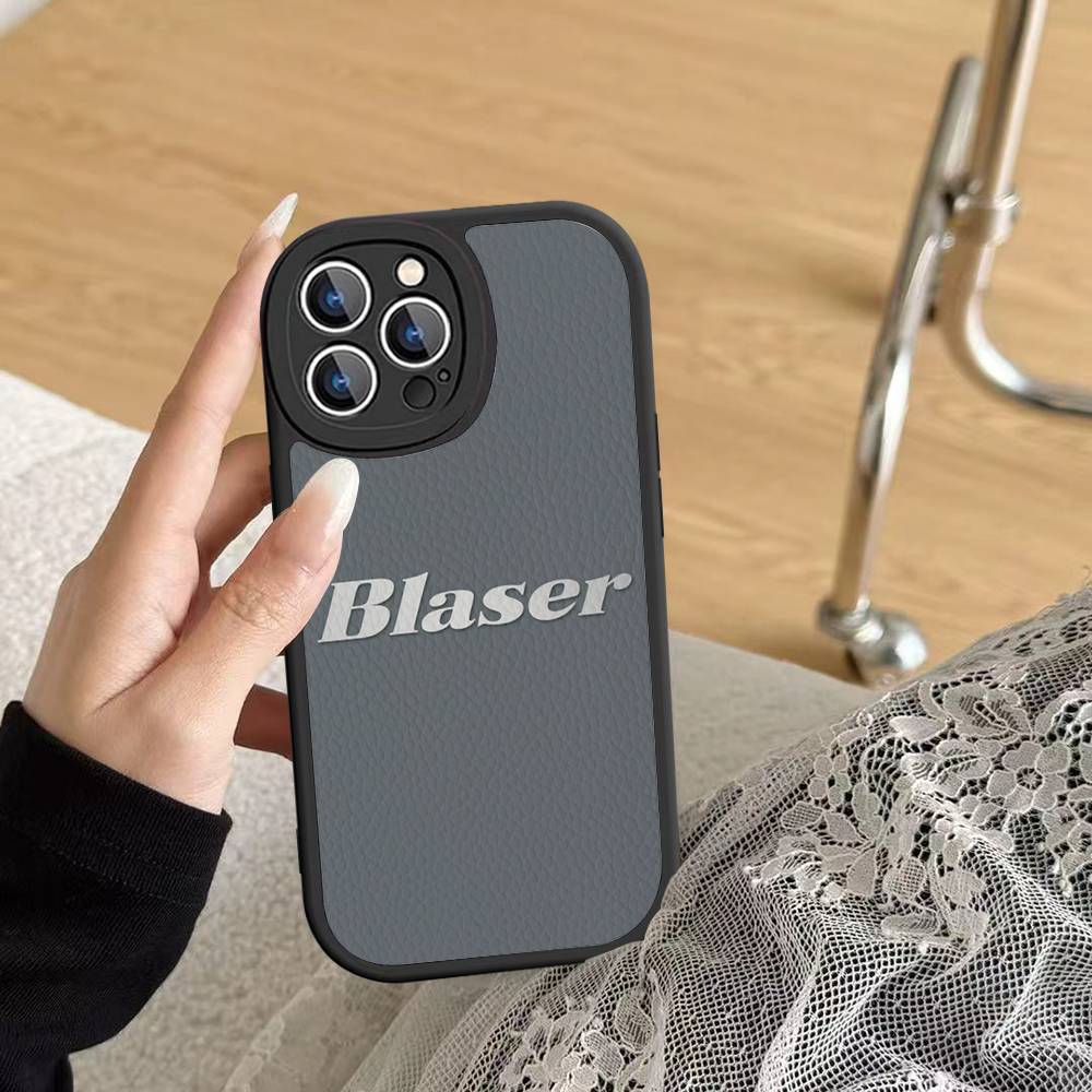 

Blaser Usa Rifles Police Leather Phone Case For IPhone 16 15 14 13 12 11 Pro Max Plus Shockproof Cover iPhone 14 pro
