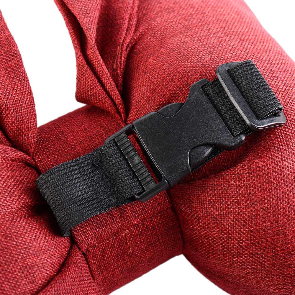 Linen Linen Bow Car Headrest Ribbon Bow Ribbon Bow Car Neck Pillow Cute   Car Interior Accessories