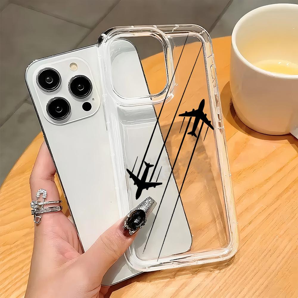

Aircraft route map Phone Case for Samsung Galaxy S25 S24 S23 S22 S21 S20 S10 Note20 Note10 FE Ultra Plus 4G 5G Clear Back Cover Samsung S10 5G