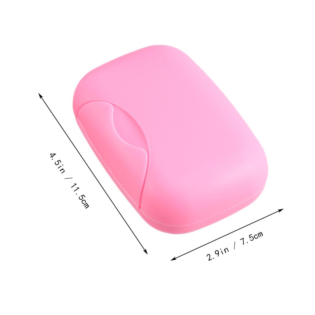 Portable Soap Dish Box Container with Lock for Travel Camping Leak Proof Holder Case Compact PP Plastic soap box soap