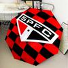 1PC Paulo Fc Emblem Printed Umbrella Folding Umbrella, Automatic Umbrella 8-Frame for Travel, Camping Fan Gifts Christmas Gifts