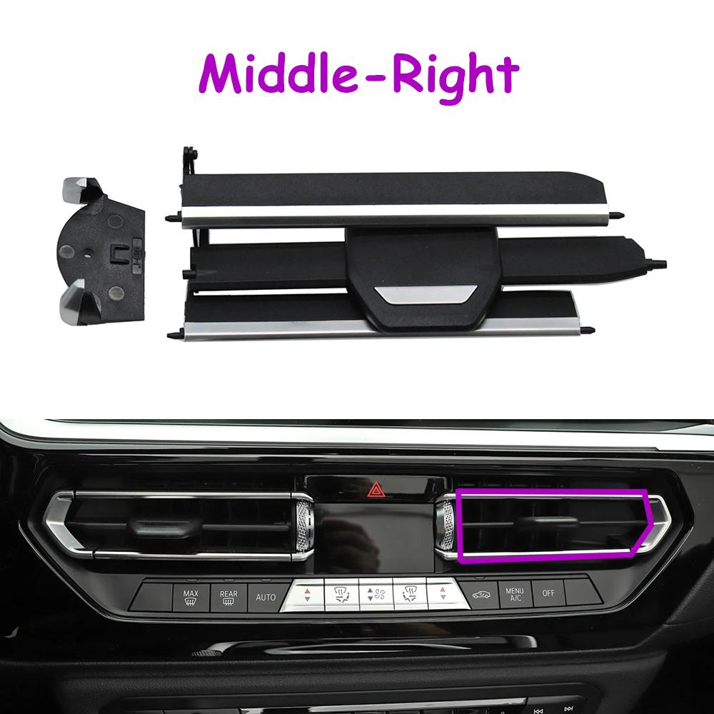 

F40 F44 G20 G26 G29 G01 G02 Car Dashboard Middle Air Conditioner AC Vent Outlet Grill Repair Kit For BMW 1 2 3 4 Z4 X3 X4 Series Middle Right