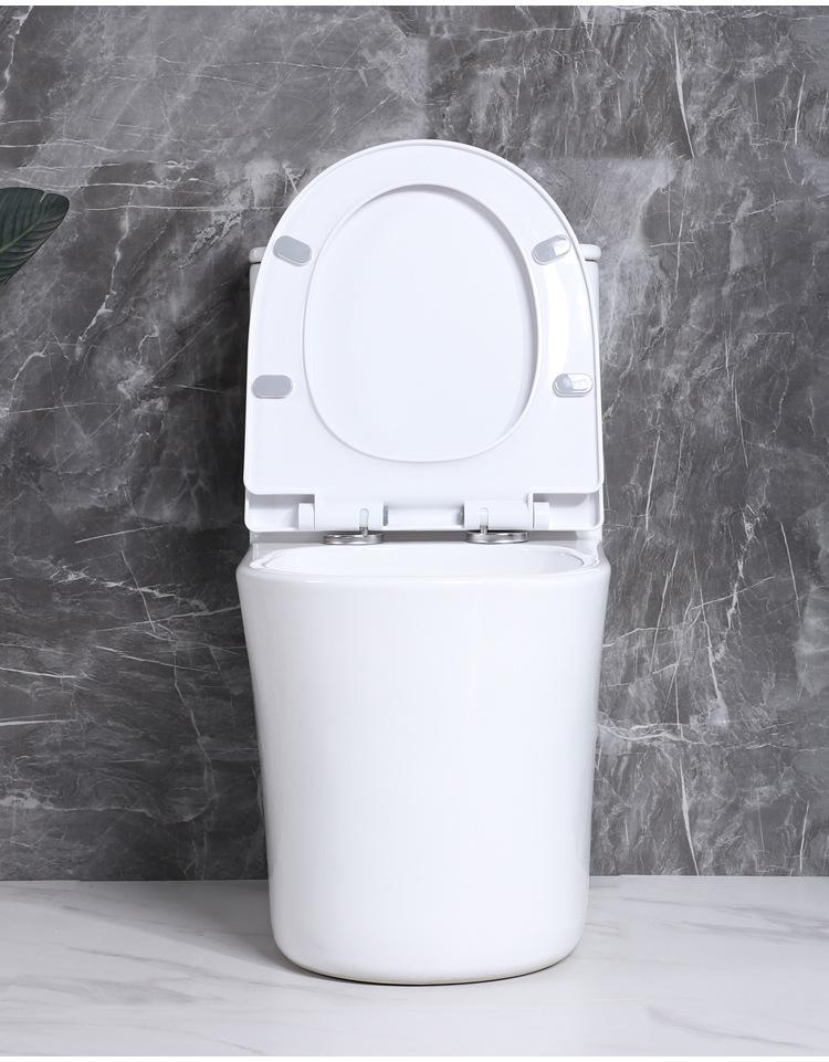 Home Siphon Toilet Bowl: One-Piece, Ceramic, Floor Drain, Super Swirl Flush for Bathroom Use