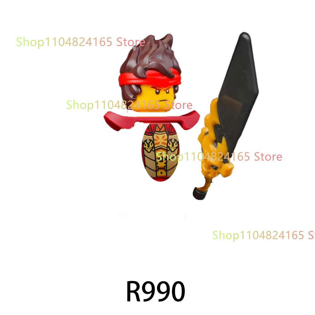 NEW Dragons Mini Anime Cartoon Toy Ninja Accessories Figures Building Blocks Birthday Gift Figurines Bricks