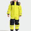 Children's Fashion Outdoor Waterproof Fleece-Lined Thickened Warm Boys' And Girls' One-Piece Ski Suit