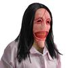 Halloween Haunted House NPC Vampire Ghost Mask Escape Room Horror Long-Haired Rot-Faced Zombie COS Scary Headgear
