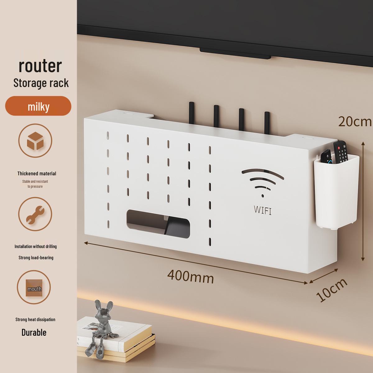 Настенное крепление для телевизора WiFi и полка для роутера - Кронштейн-подставка без сверления