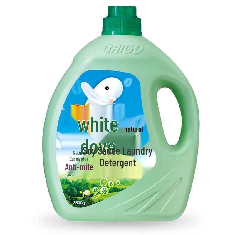 Taiwan White Dove 3500g Laundry Detergent - Anti-Mite, Anti-Mold, Antibacterial, No Fluorescent Agents