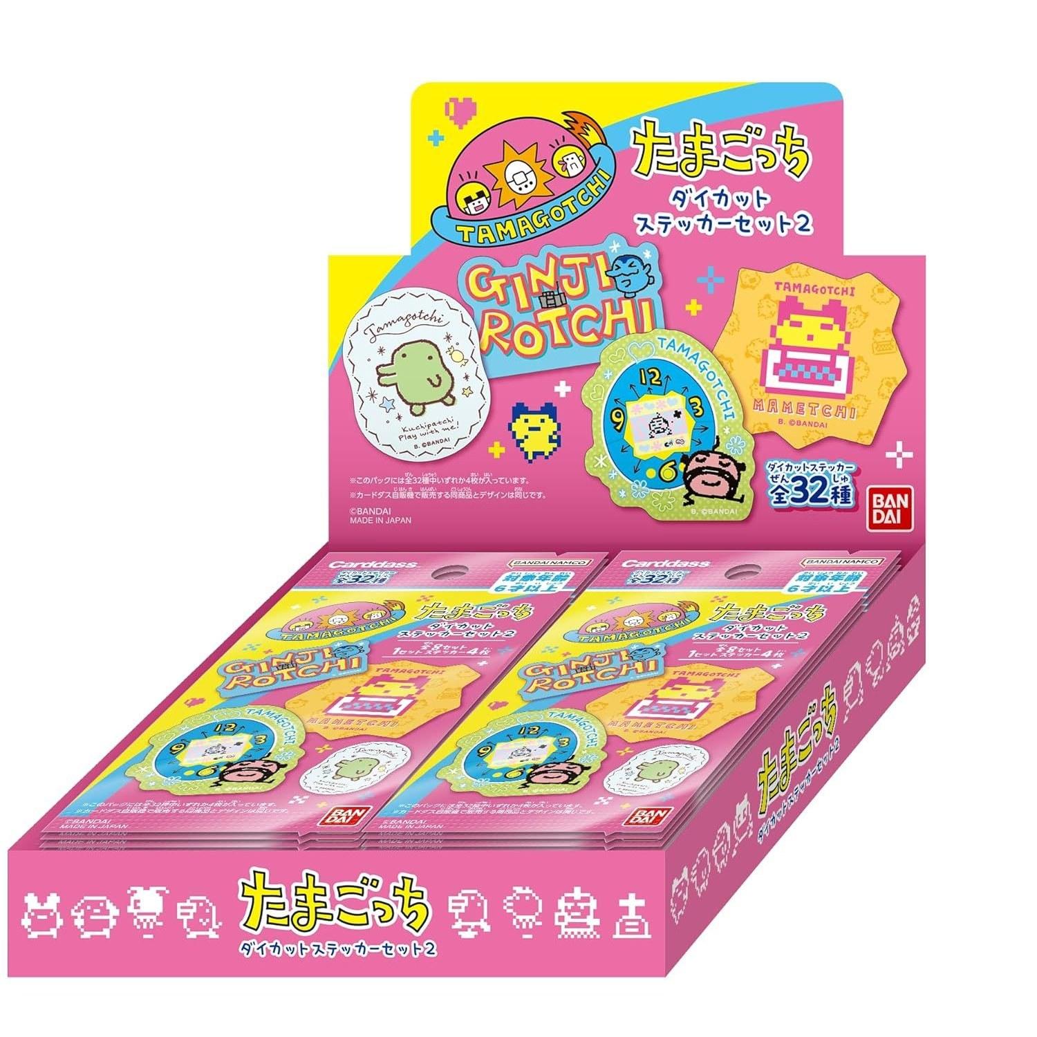 BANDAI Tamagotchi Die-Cut Sticker Set 2 (Pack) (Box 20)