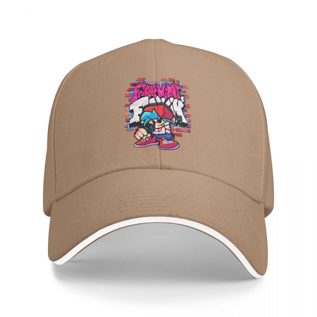 Unisex Baseball Hats BoyFriend FNF Brick Wall Outdoor Streetwear Summer Sports Baseball Caps Cap Casquette Polychromatic Hats