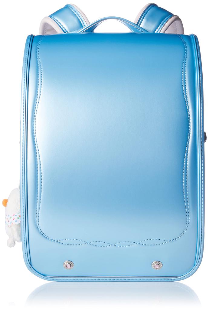 Fuwarii 2022 Fuwarii School Backpack with Crown Pearl A4 Size Dress-Up Girls' Set, Sky,