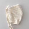 Nuovo Cappellino per Neonato in Pizzo Cappellino da Battesimo per Bambina Neonato per Bambine 0-6 Mesi Cotone Estivo Cappellino in Pizzo a Rete Floreale Ricamo Cappellino da Corte