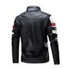 Läderkläder Herr Motorcykelkläder, Läderjacka Herr Vindtät Jacka Motorcykel Läderkläder Koreansk Version Toppjacka