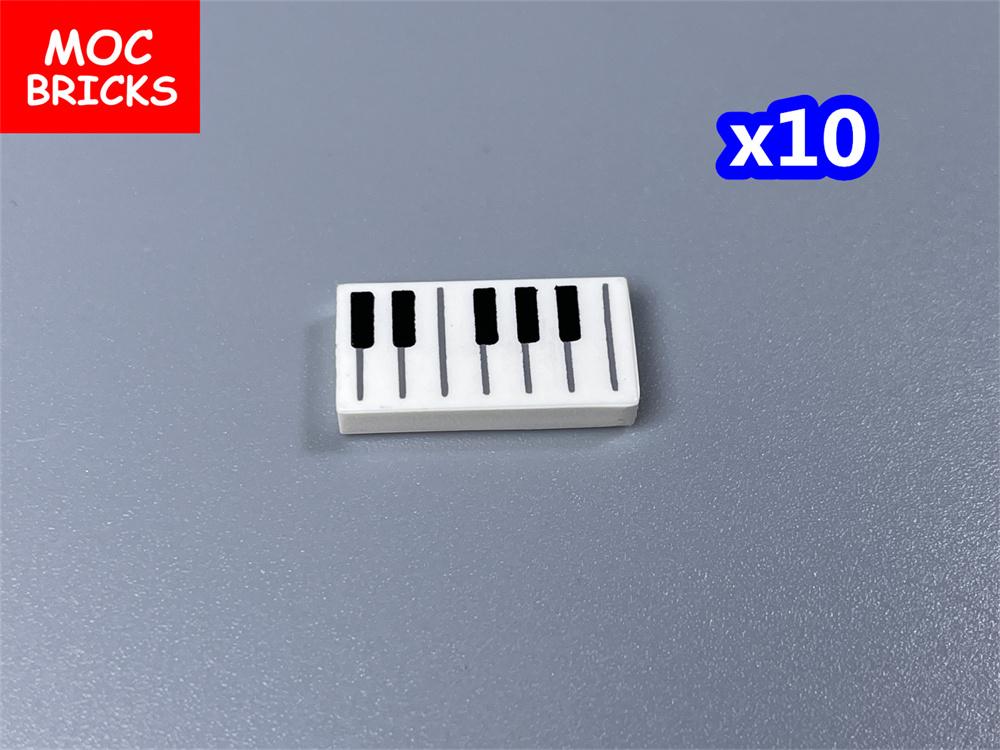 MOC Bricks DIY Printed Tile 1x1 1x2 2x2 2x3 1x4 Solar Panel Gauge Map Compass Assembled Building Block Accessories Kids Toy Gift