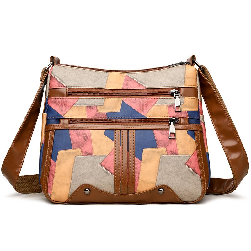 Crossbody-Tasche mit großem Fassungsvermögen und mehreren Fächern