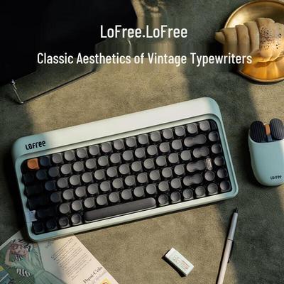 LOFREE 1970s Retro Dot Mechanical Keyboard